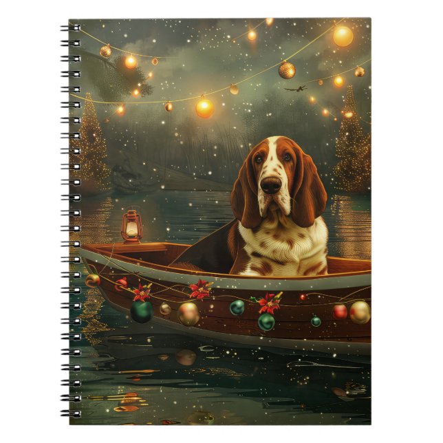 Cuaderno Navidades del Hound de Basset (Frente)
