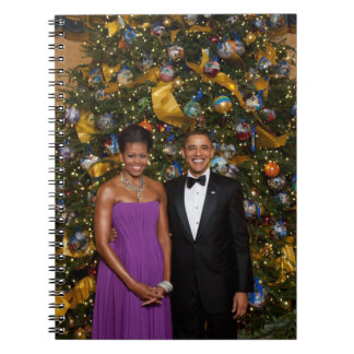 Cuaderno Navidades del presidente Barack Obama y Michelle