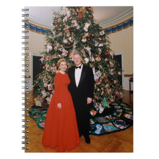 Cuaderno Navidades del presidente estadounidense Bill Clint