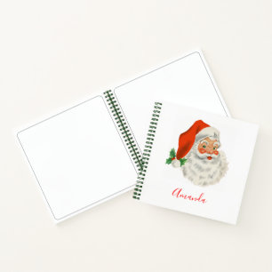 Cuaderno Navidades del Retro Vintage Jolly Santa Claus