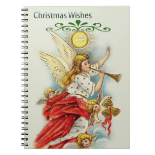Cuaderno Navidades desea ángeles