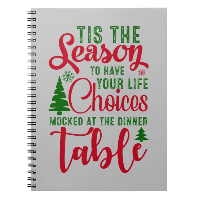 Cuaderno Navidades diseñan la temporada de elecciones (Frente)