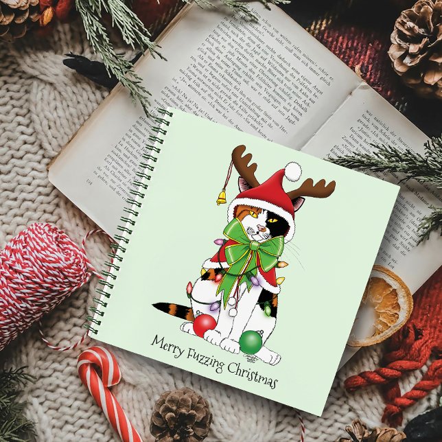 Cuaderno Navidades divertidos Calico Cat (Subido por el creador)