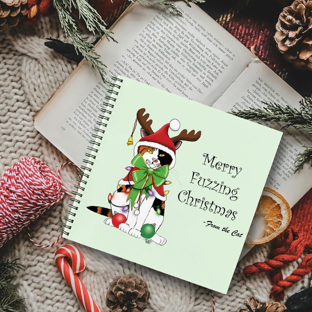 Cuaderno Navidades divertidos Calico Cat (Subido por el creador)