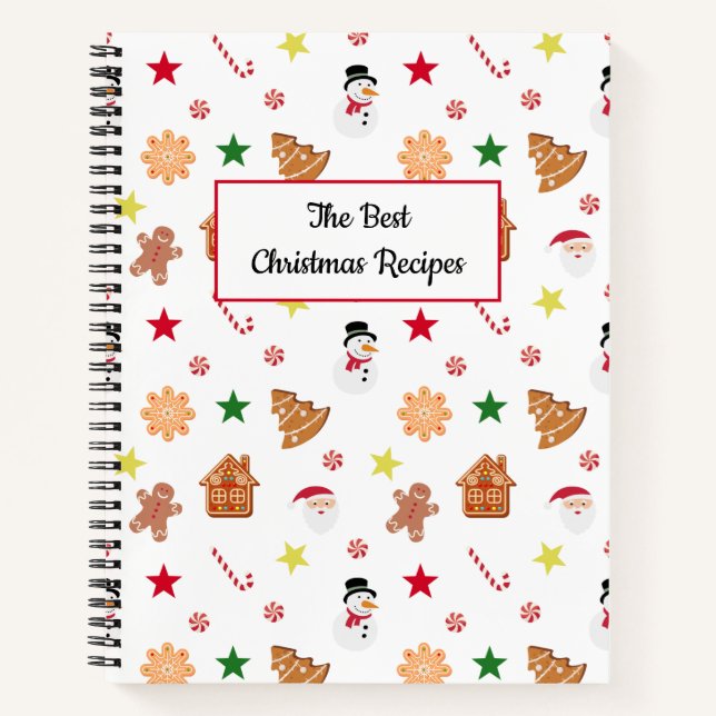 Cuaderno Navidades dulces (Anverso)