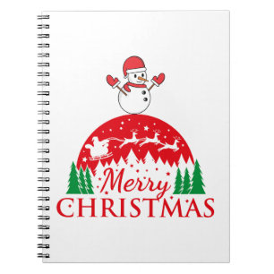 Cuaderno Navidades dulces y brillantes personalizados