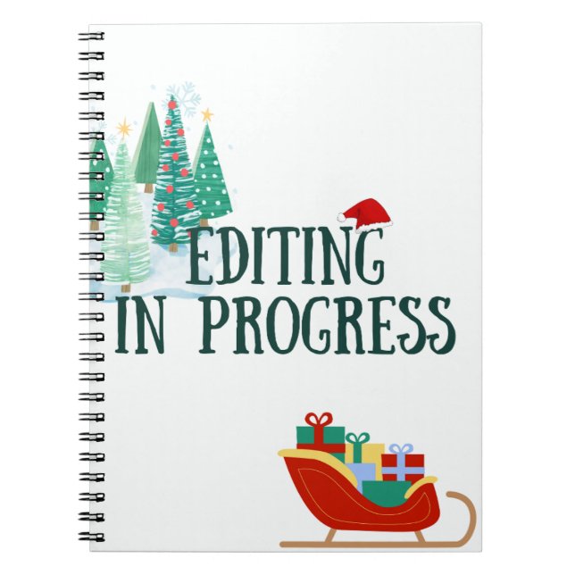 Cuaderno Navidades Edición temática en curso para bloc de n (Frente)