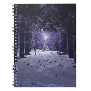 Cuaderno Navidades en el portátil Pines