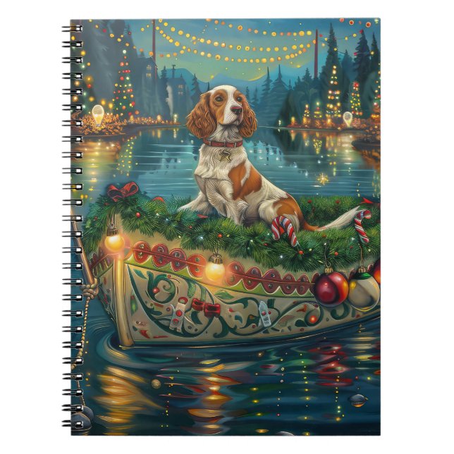 Cuaderno Navidades españoles de Bretaña disfrutan del viaje (Frente)