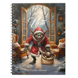 Cuaderno Navidades espeluznantes Goblin - Santa Mal de la F