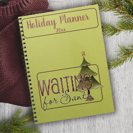 Cuaderno Navidades Esperando Al Planificador De Vacaciones 