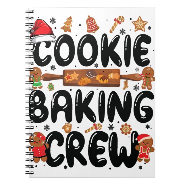 Cuaderno Navidades familiares de Cookie Baking Gingerbread  (Frente)