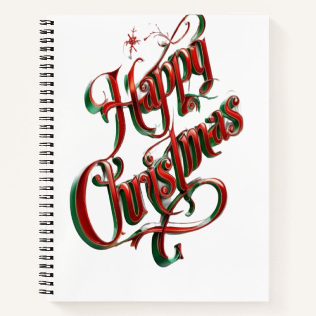 Cuaderno Navidades felices (Anverso)