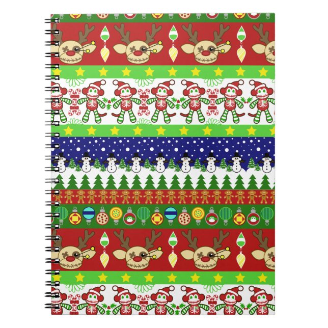 Cuaderno Navidades feos Sweater Notebok (Frente)