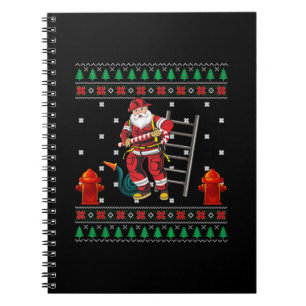 Cuaderno Navidades feos y bomberos sudan la Navidad Chicas 