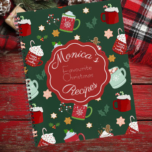 Cuaderno Navidades festivos deliciosos Receta del patrón Mu