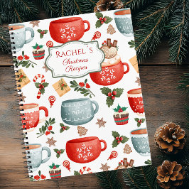 Cuaderno Navidades festivos deliciosos Receta del patrón Mu