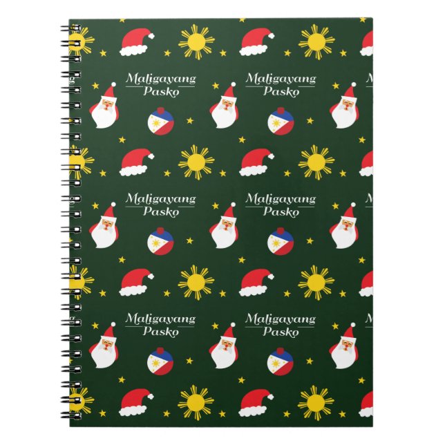 Cuaderno Navidades filipinos Maligayang Pasko (Frente)