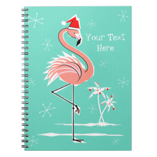 Cuaderno Navidades Flamingo Texto bloc de notas