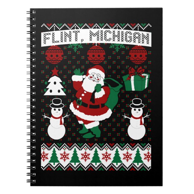 Cuaderno Navidades Flint Michigan (Frente)