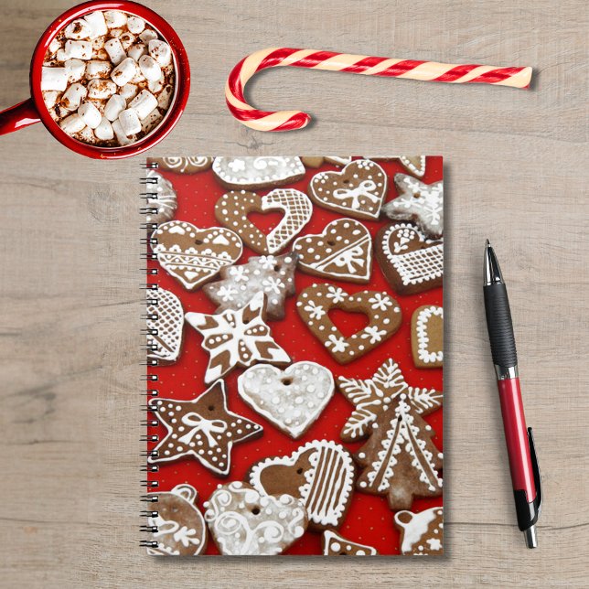 Cuaderno Navidades Gingerbread Cookies (Christmas Gingerbread Cookies Notebook)