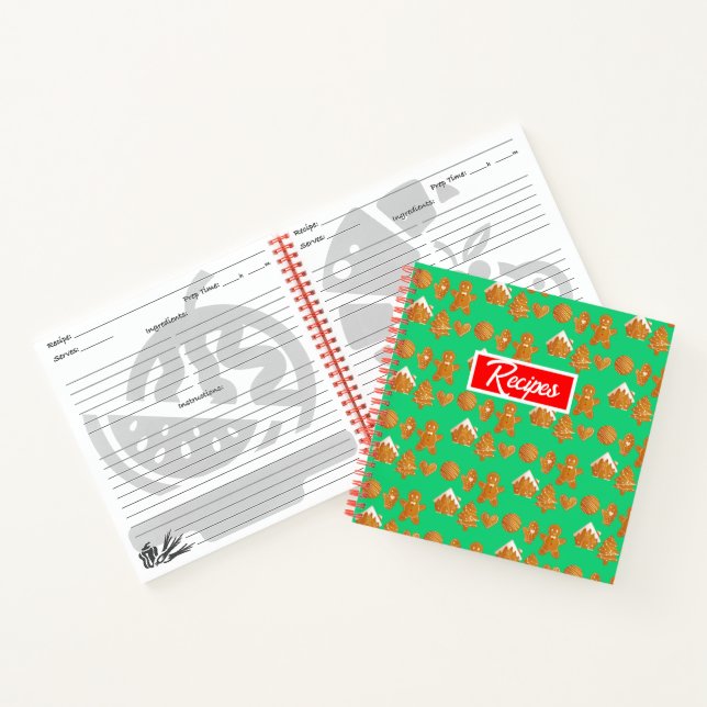 Cuaderno Navidades Gingerbread Cookies (Interior)