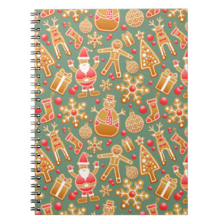 Cuaderno navidades gingerbread santa