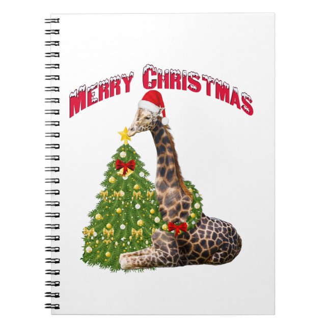 Cuaderno Navidades Giraffe (Frente)