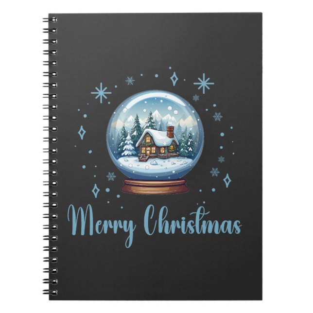 Cuaderno Navidades Globe Snow Magic (Frente)