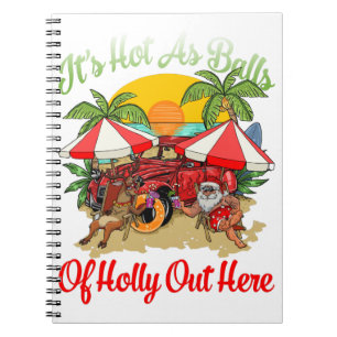 Cuaderno Navidades Graciosos En Julio Calientes Como Balls