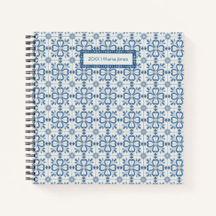 Cuaderno Navidades hojas y pétalos de flores