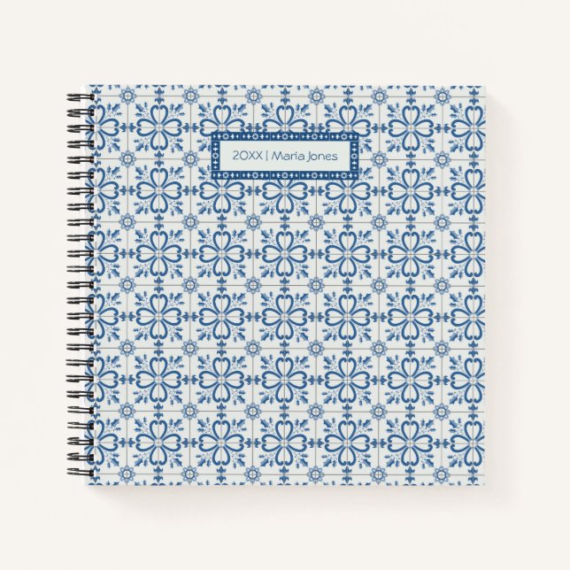Cuaderno Navidades hojas y pétalos de flores (Anverso)