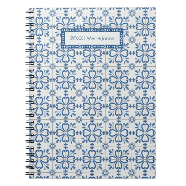 Cuaderno Navidades hojas y pétalos de flores (Frente)
