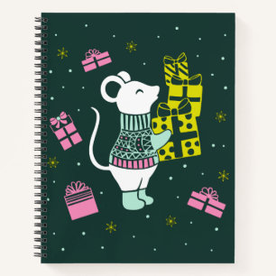 Cuaderno Navidades Holiday Mouse con Ilustracion actual