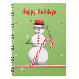 Cuaderno Navidades Holiday Snowman