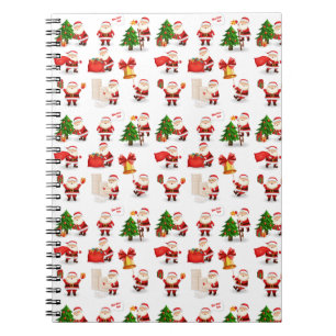 Cuaderno Navidades, invierno y diseño de año nuevo para por