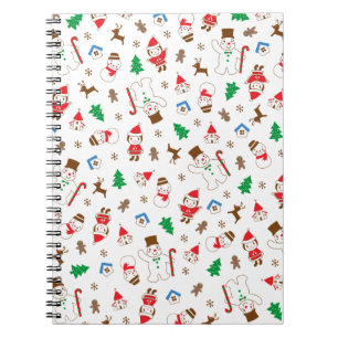 Cuaderno Navidades, invierno y diseño de año nuevo para por