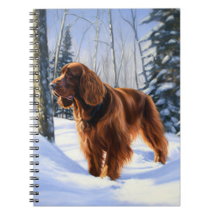 Cuaderno Navidades irlandeses que dejan que nieve