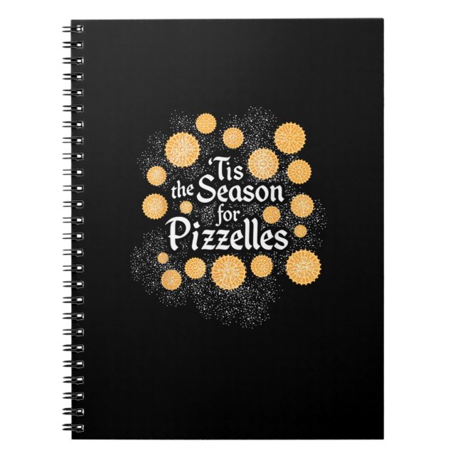 Cuaderno Navidades Italianos Es La Temporada De Pizzelles (Frente)