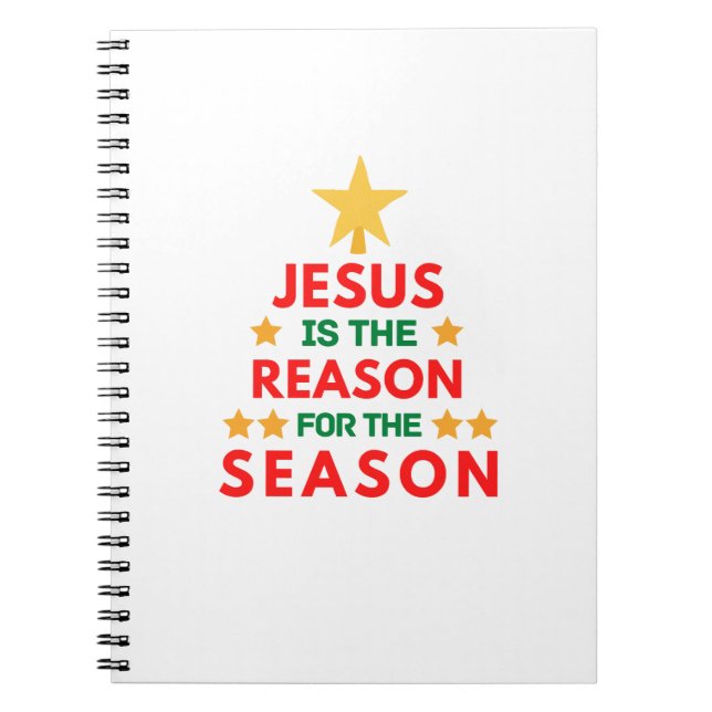 Cuaderno Navidades Jesús es la razón de la temporada (Frente)
