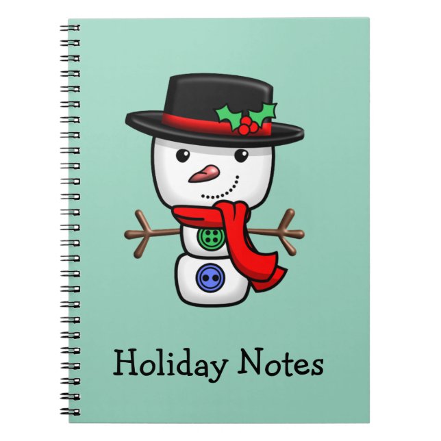 Cuaderno Navidades Jolly Snowman Notebook (Frente)
