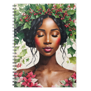 Cuaderno Navidades: La mujer negra Holly y el arte de Poins