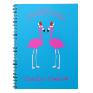 Cuaderno Navidades Lesbianas Flamingos Flamingo Belles Pers