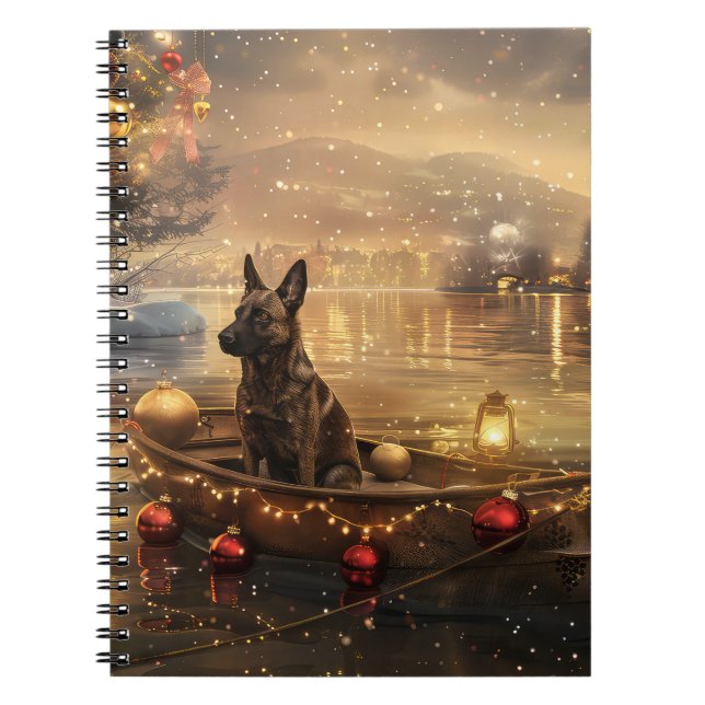 Cuaderno Navidades malineses de Bélgica: Viaje festivo (Frente)