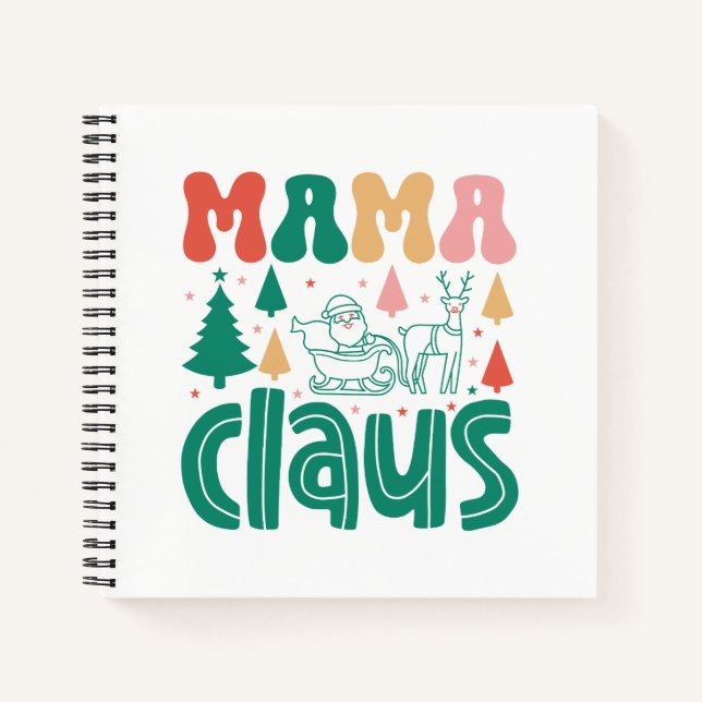 Cuaderno Navidades Mama Claus Design-60097 (Anverso)
