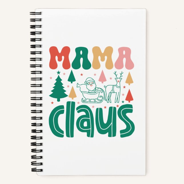 Cuaderno Navidades Mama Claus Design-60097 (Anverso)