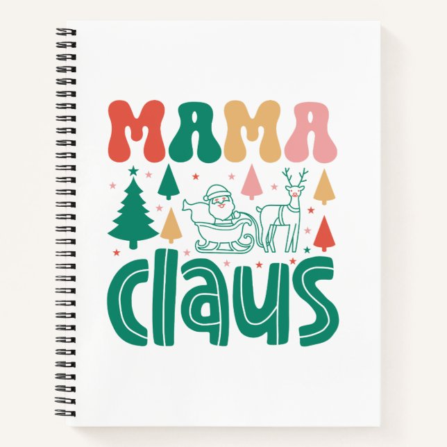 Cuaderno Navidades Mama Claus Design-60097 (Anverso)