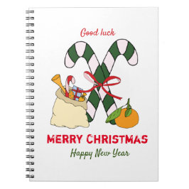 Cuaderno Navidades Minimalistas y feliz Año Nuevo