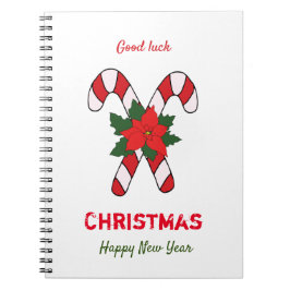 Cuaderno Navidades Minimalistas y feliz Año Nuevo