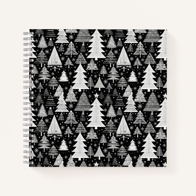 Cuaderno Navidades monocromáticos (Anverso)